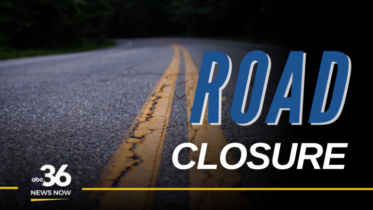 Road closure graphic