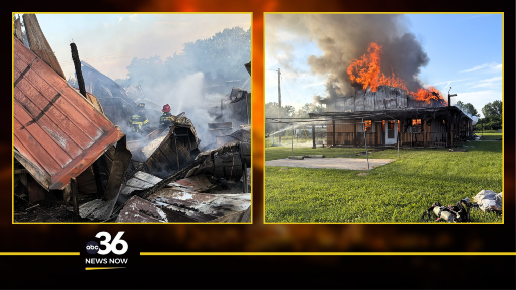 Clay City house fire on Main Street