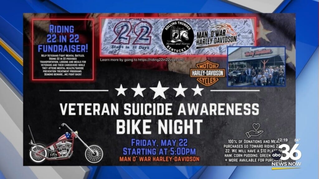 Veteran Suicide Awareness Bike Night Out A Man O' War Harley Davidson