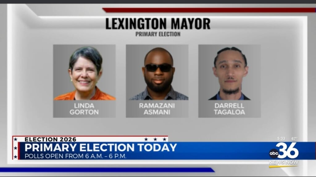Lexington Voters To Choose Mayoral Candidates In May's Primary Election
