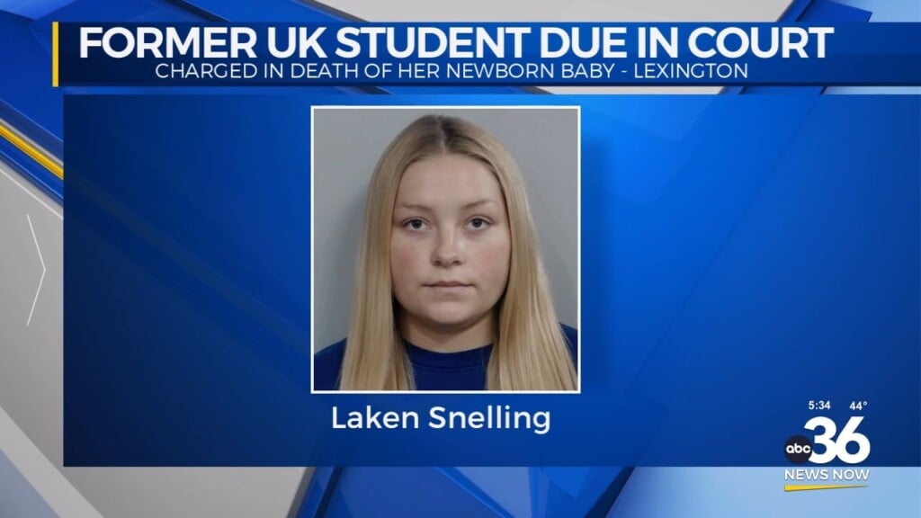 Woman Charged With Manslaughter In Connection To Baby's Death Due In Court
