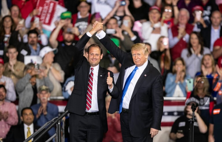 Rep. Andy Barr and President Donald Trump