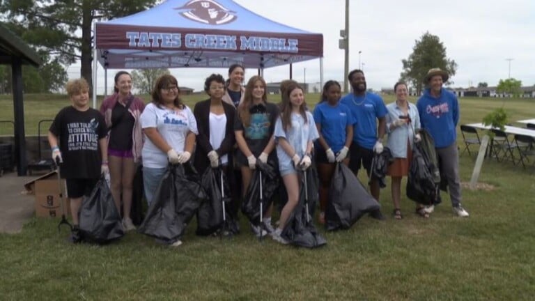 Lexington students organize a community cleanup at Gainesway Park to bring positive attention to area