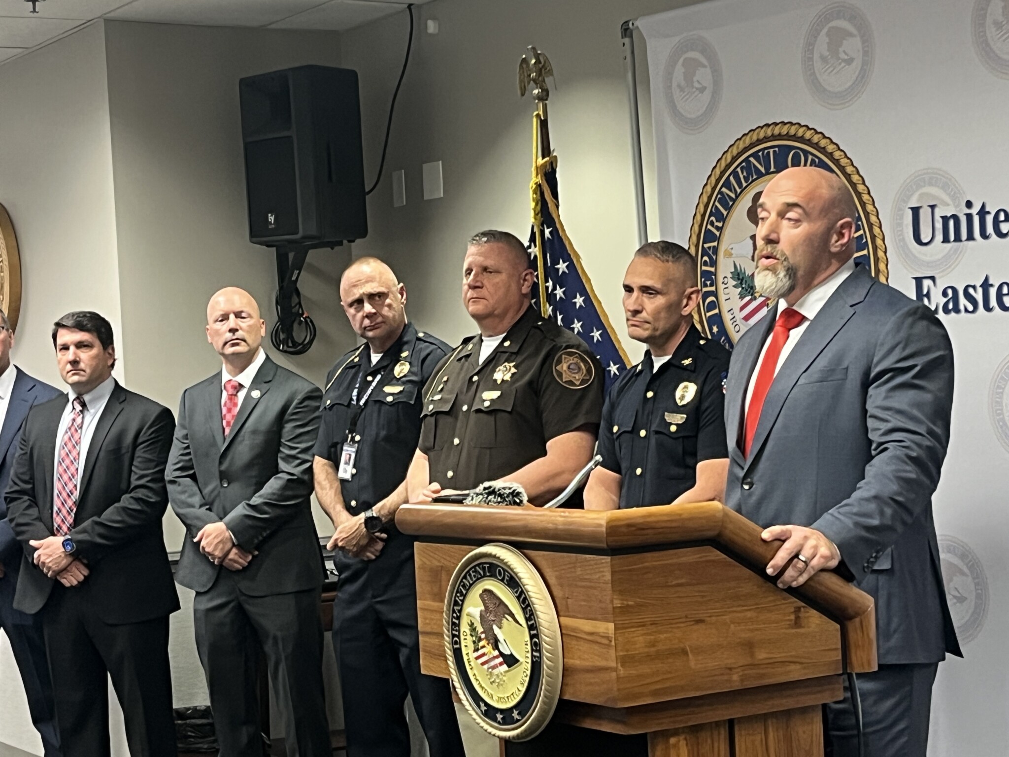 Law enforcement holds press conference after arresting teen in deadly ...