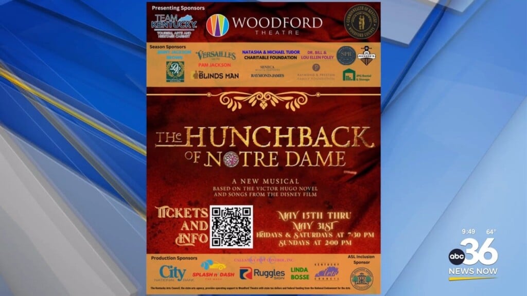 The Woodford Theatre Is Proud To Present Their Rendition Of The Hunchback Of Notre Dame