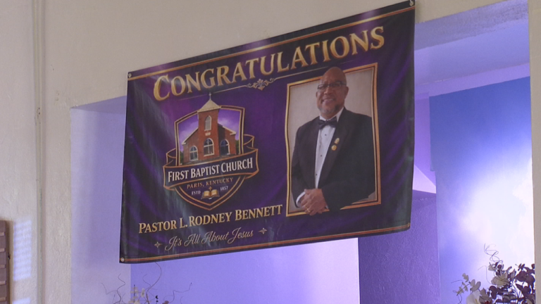 First Baptist Church in Paris welcomed its 13th pastor, L. Rodney Bennett, during a celebration on Sunday afternoon.