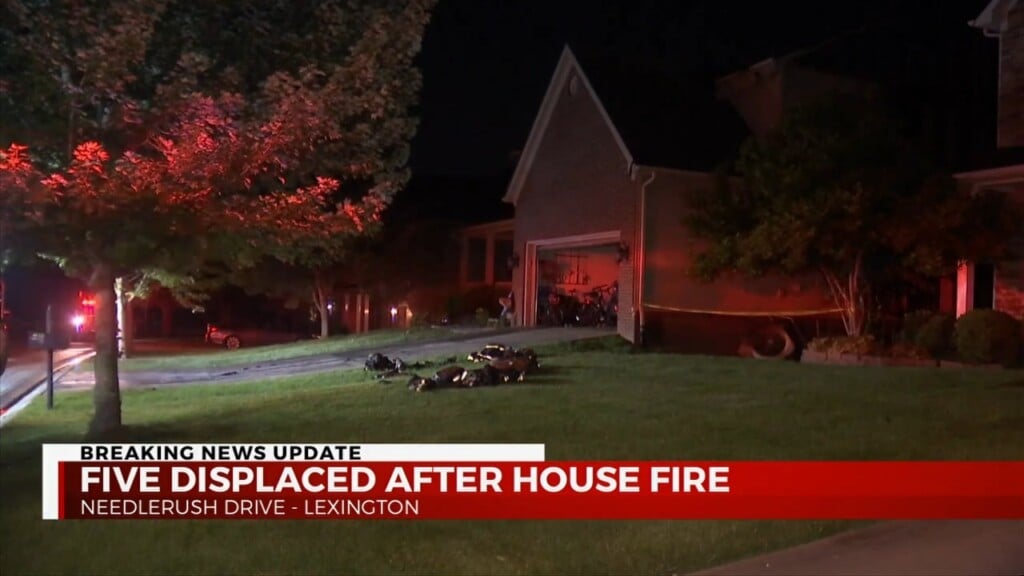 Five People Displaced Due To House Fire In Lexington