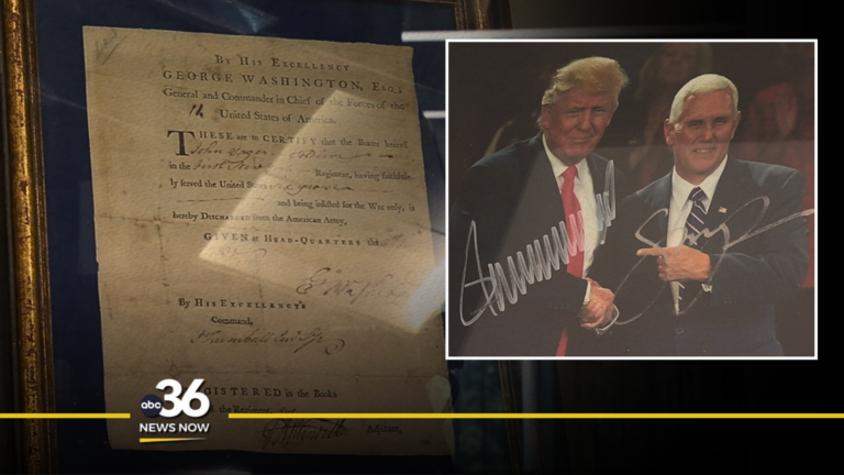 Collection of presidential autographs at UK's College of Law Library