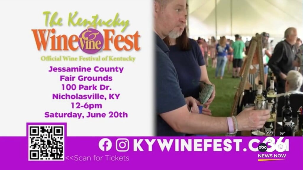 Get Ready For The Kentucky Wine & Vine Fest At The Jessamine County Fair Grounds