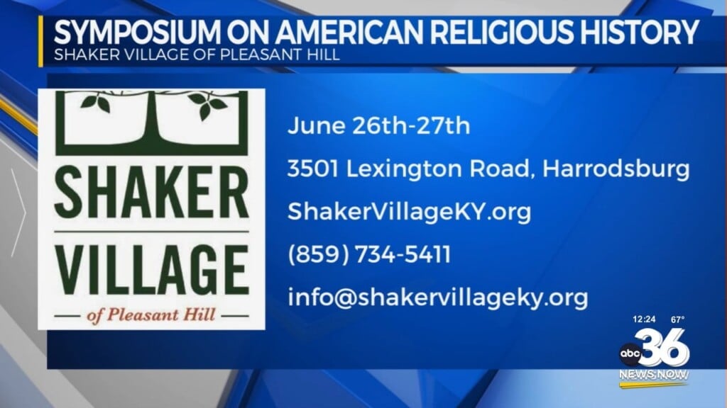 Symposium On American Religious History Out At Shaker Village Of Pleasant Hill