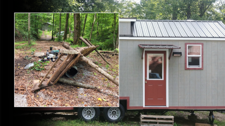 Couple's tiny home stolen