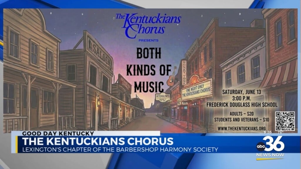 The Kentuckians Chorus Presents Both Kinds Of Music