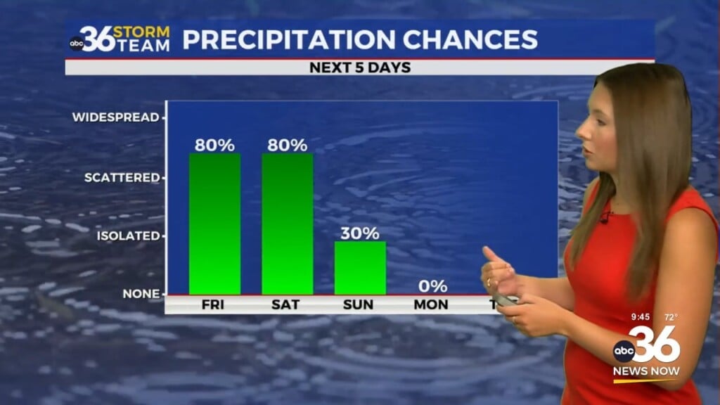 Sunshine Gives Way To Increasing Storm Chances Late Today As Heavy Rain Threat Builds Into The Weekend