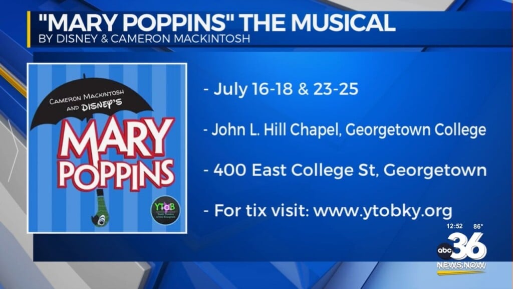 The Youth Theatre Of The Bluegrass Are Proud To Present Mary Poppins The Musical
