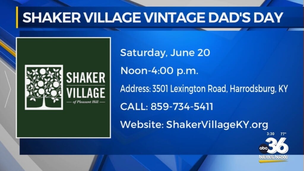 Shaker Village Vintage Dad's Day
