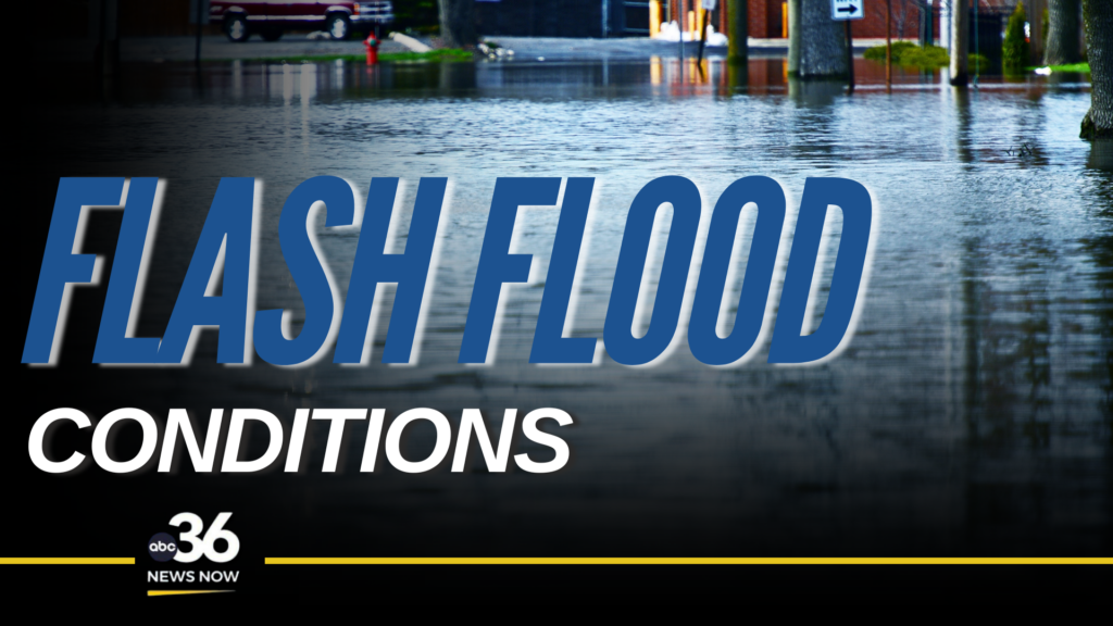 flash flood conditions graphic