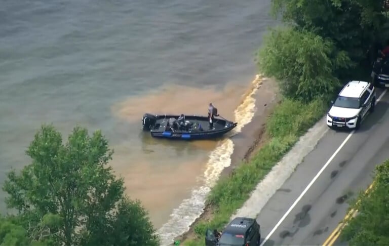 Wisconsin Lake Capsized Boat