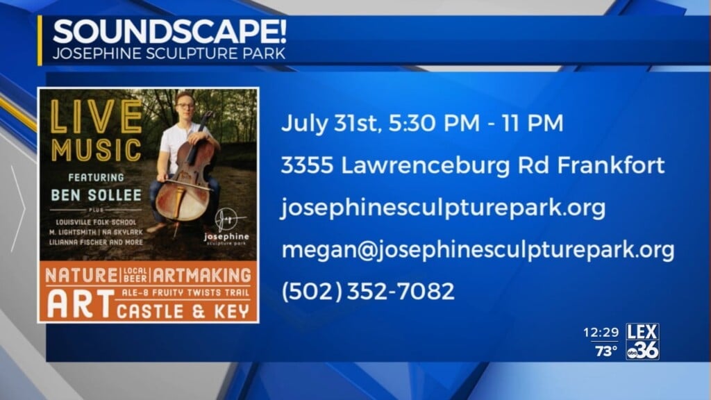Soundscape! Out At Josephine Sculpture Park