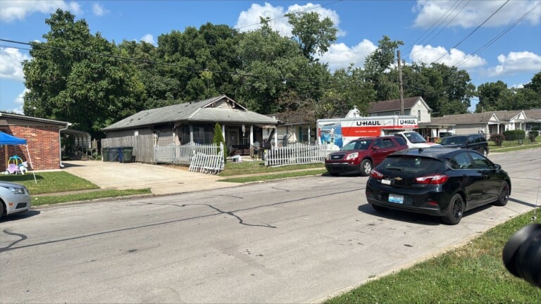 Home where early morning structure fire took place on Charles Avenue