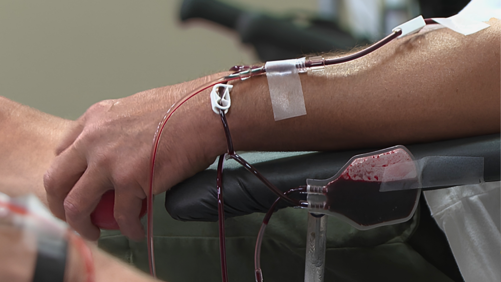 American Red Cross blood donation