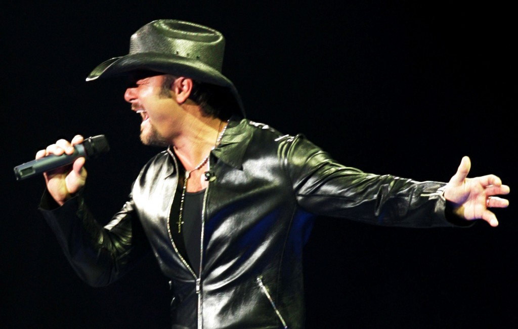 Singer Mcgraw Performs During A Hurricane Benefit Concert At The New Orleans Arena In New Orleans