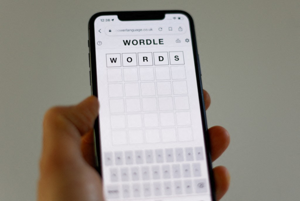 Wordle, A Website Only Word Game Played On Mobile Phones And Tablets, Is Displayed In This Picture Illustration