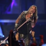 Motley Crue Lead Singer Vince Neil Performs During The 2014 Iheartradio Music Festival In Las Vegas