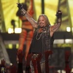 Motley Crue Lead Singer Vince Neil Performs During The 2014 Iheartradio Music Festival In Las Vegas, Nevada