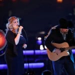 Trisha Yearwood And Garth Brooks Perform During A Gala Event Honoring Dolly Parton As The Musicares Person Of The Year In Los Angeles