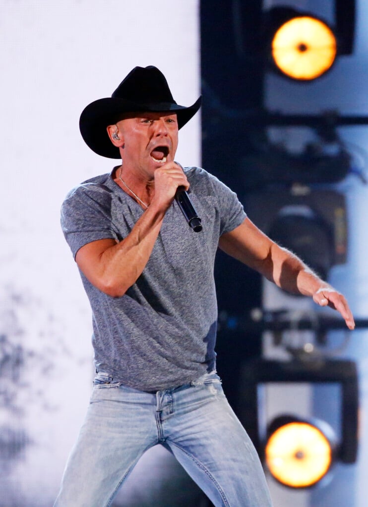 Kenny Chesney Performs During The 51st Academy Of Country Music Awards In Las Vegas
