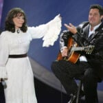 Loretta Lynn And Vince Gill At The Academy Of Country Music Awards In Las Vegas.