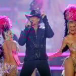 Trace Adkins Performs With Dancers During Academy Of Country Music Awards Show In Las Vegas