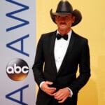 Tim Mcgraw Arrives At The 50th Annual Country Music Association Awards In Nashville
