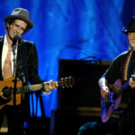 Willie Nelson And Keith Richards Perform At Wiltern Theatre For Television Special.