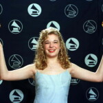 Country Singer Leann Rimes With Two Grammys