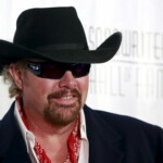 Country Singer Toby Keith Poses On The Red Carpet Before The Songwriters Hall Of Fame Ceremony In New York