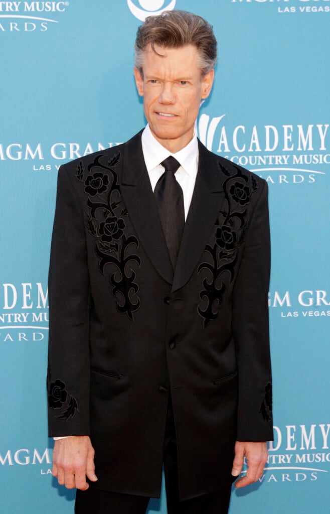 Singer Randy Travis Arrives At The 45th Annual Academy Of Country Music Awards In Las Vegas