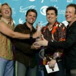 Members Of The Band Lonestar Pose After Receiving The Second Annual Home Depot Humanitarian Award Du..