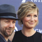 Bush And Nettles Of Sugarland Arrive At The 46th Annual Academy Of Country Music Awards In Las Vegas