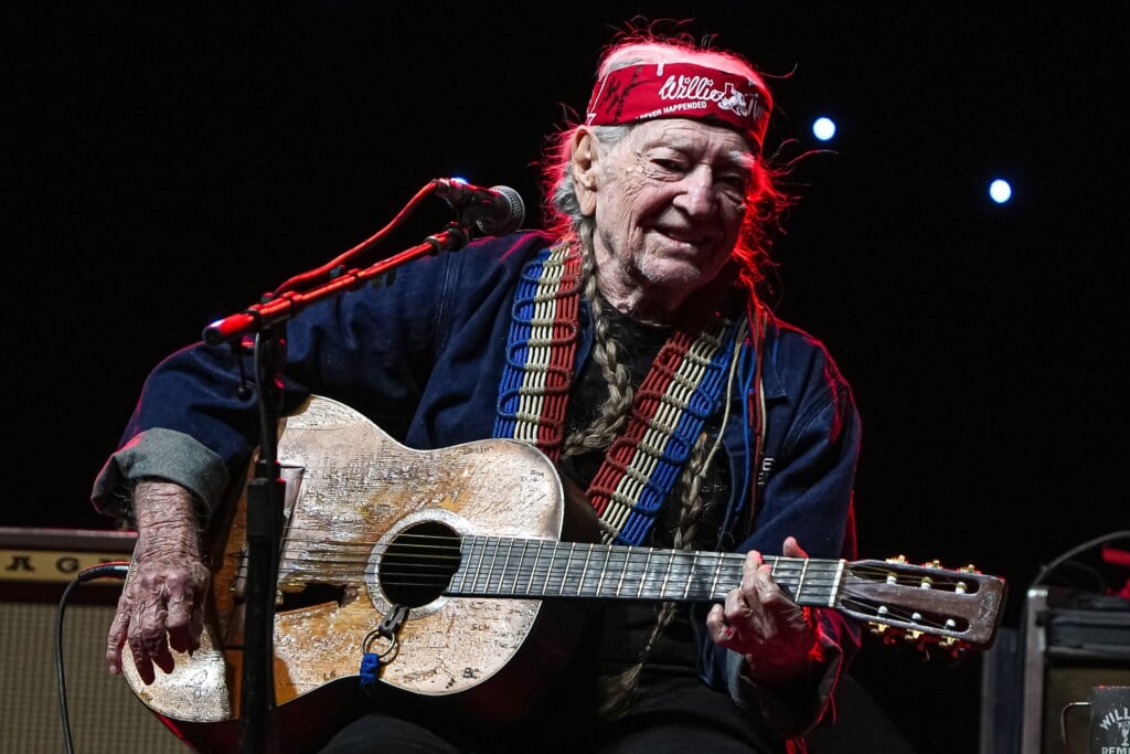 Willie Nelson Performs During Luck Reunion At Luck Ranch On Thursday, March, 13, 2025 In Spicewood, Texas.