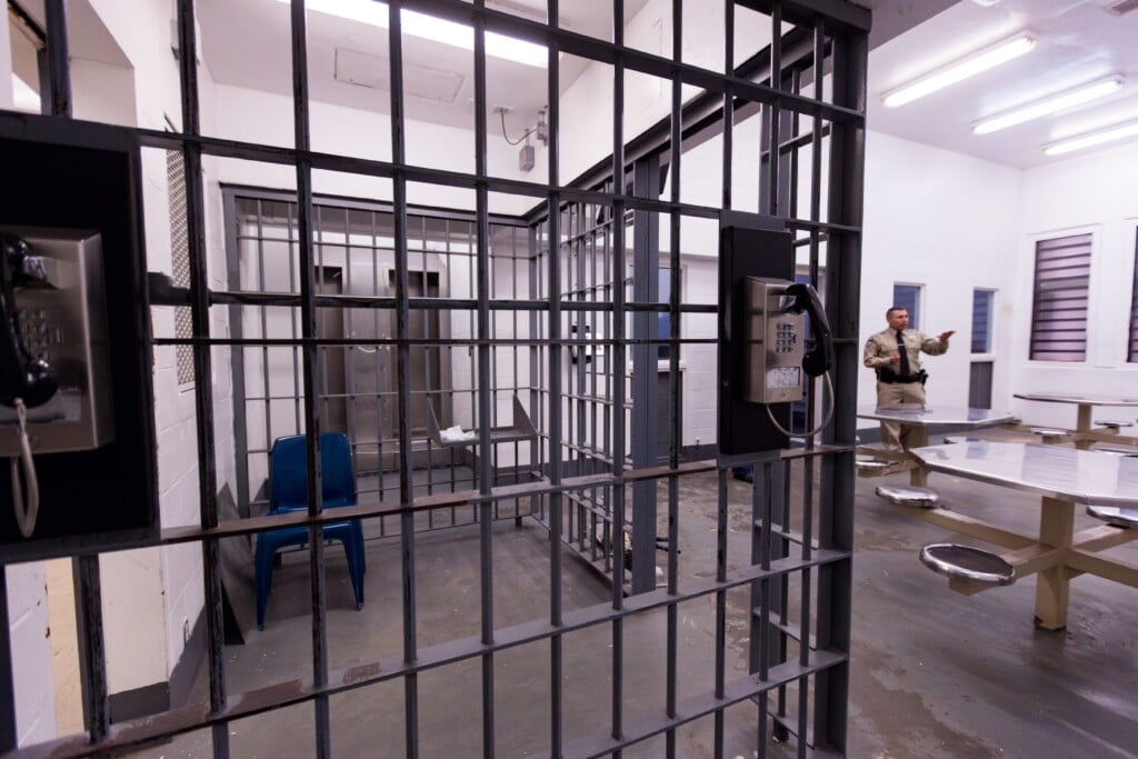 Detention Officer Serna Shows A General Population Cell Block On Tuesday, April 2, 2025, At The El Paso County Downtown Detention Facility. These Cell Blocks Do Not Have Cameras But Are Subject To Checks Every 60 Minutes. They House 20 Inmates, With 10 Bed