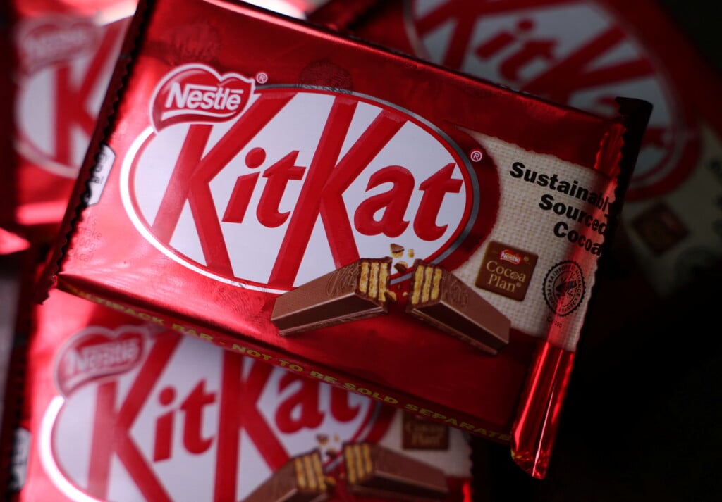 Illustration Picture Of Bars Of Kit Kat, A Chocolate Product Manufactured By Nestle