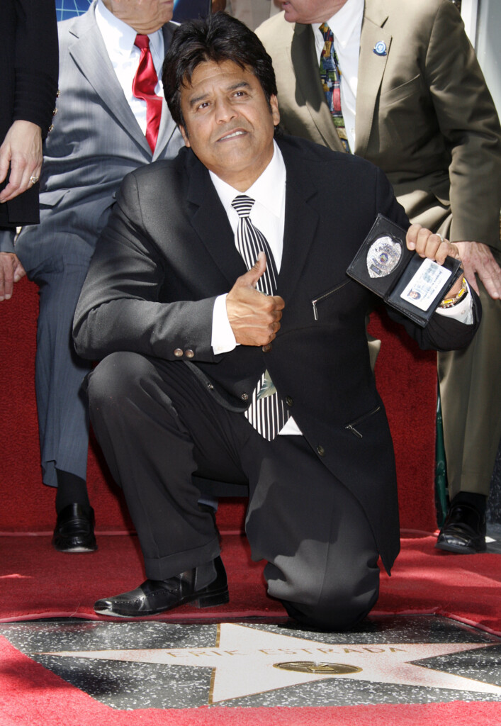 Actor Erik Estrada At Hollywood Walk Of Fame Ceremonies Unveiling His Star