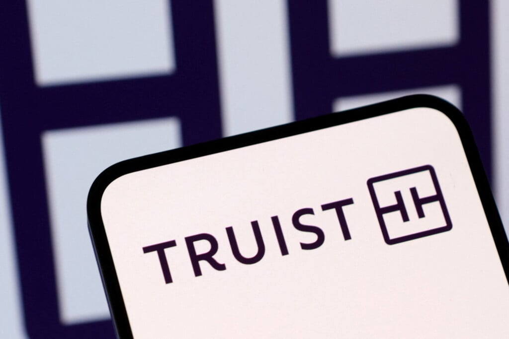 Illustration Shows Truist Financial Logo