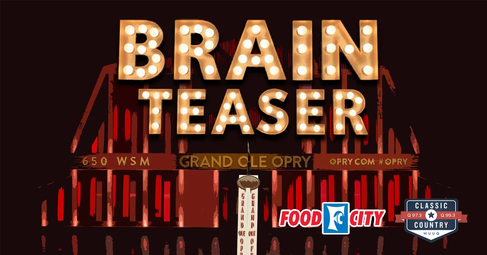 Q Grand Ole Opry Brain Teaser Promo Reel