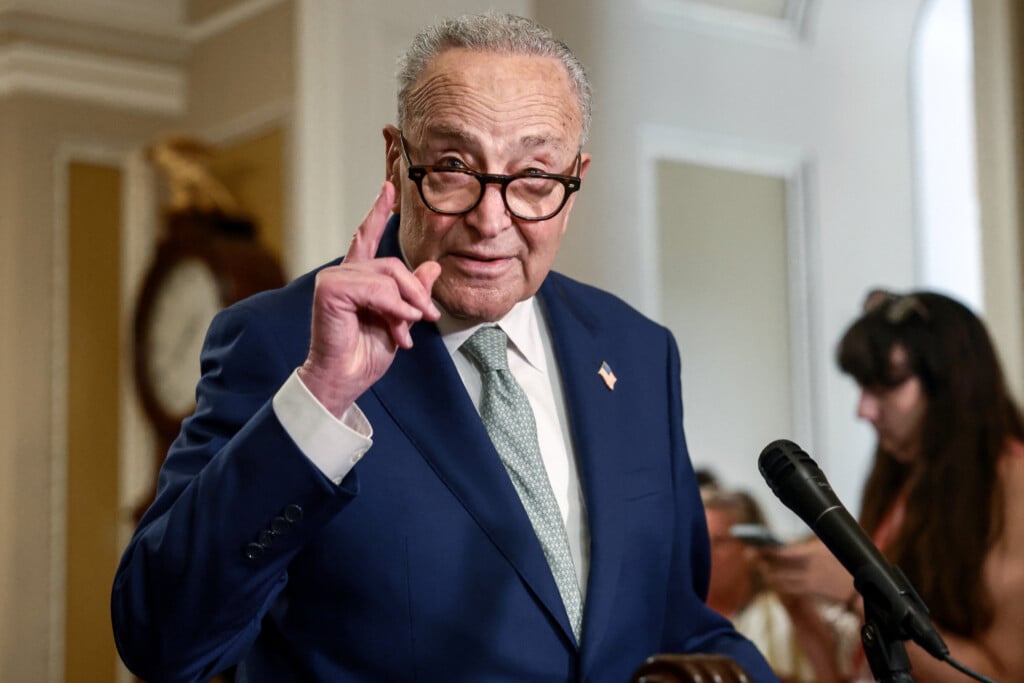 Senators Hold Press Conferences On Capitol Hill In Washington