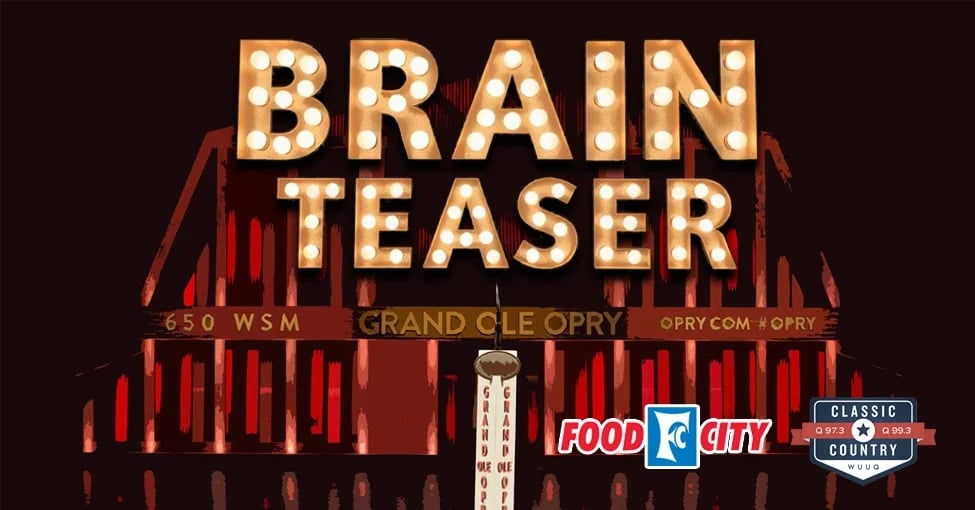 Grandoleopry Foodcity Q Grand Ole Opry Brain Teaser Promo Reel