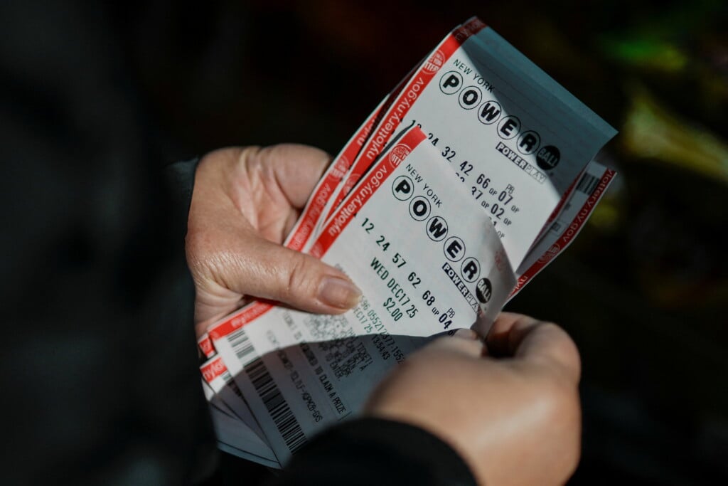 The Powerball Lottery Drawing In New York