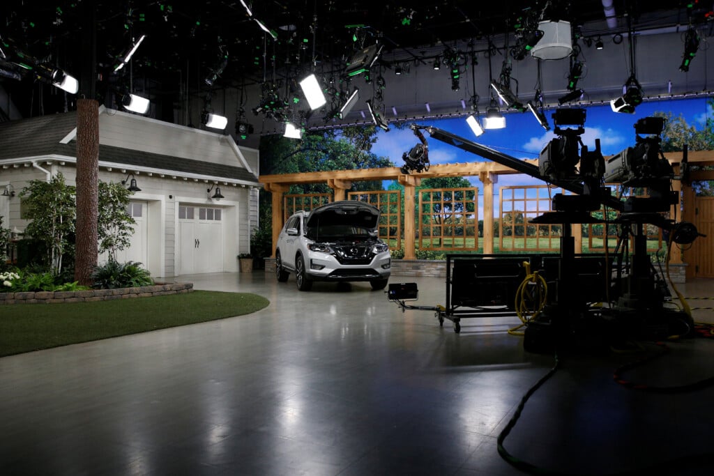 A Studio Set Is Seen At The Qvc Studio Park In West Chester, Pennsylvania