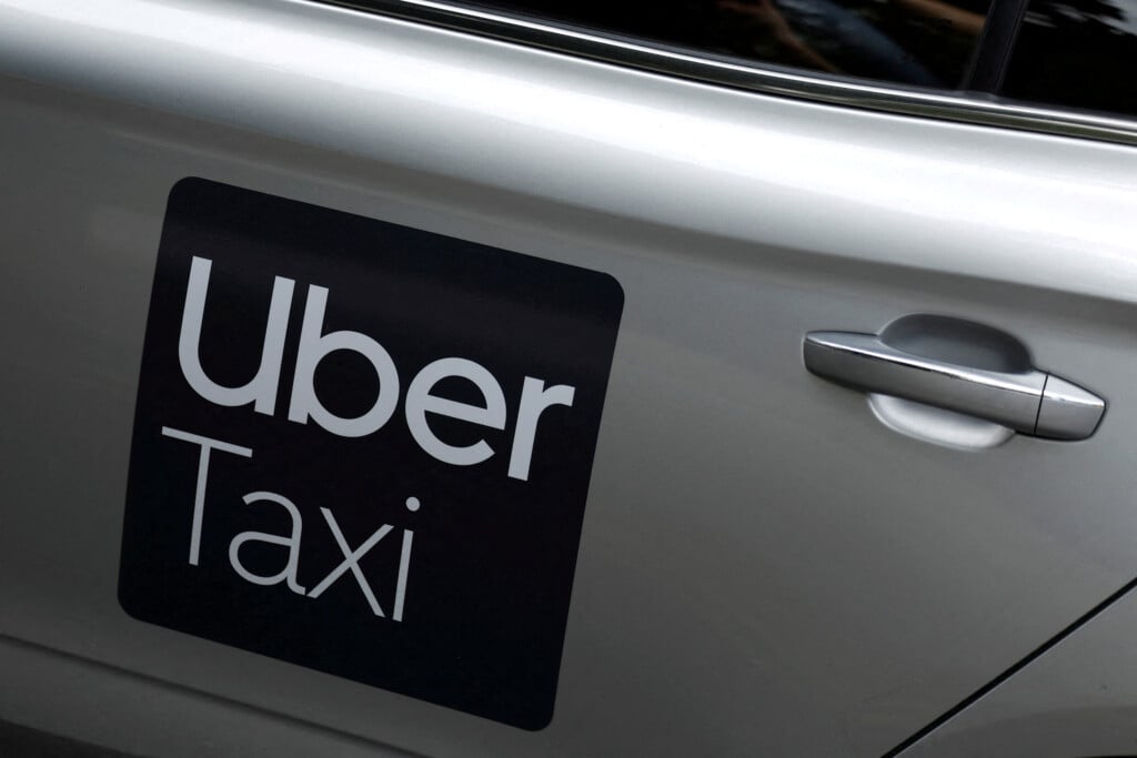 File Photo: Uber Logo Seen On A Taxi In Dublin